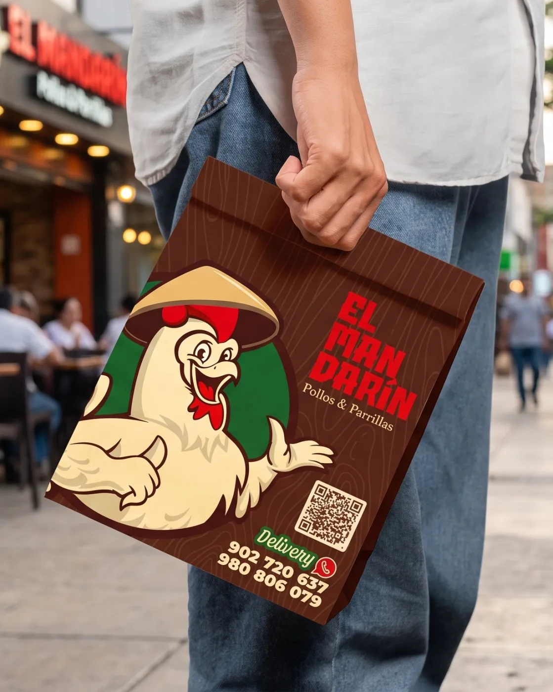 El Mandarín: Branding, Diseño gráfico