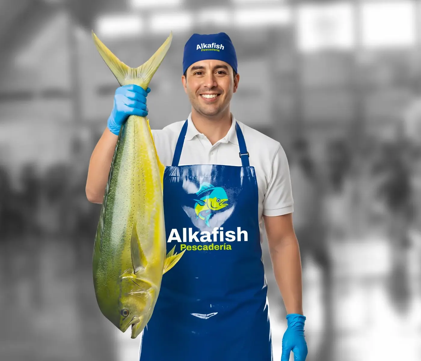 Alcafish · aplicación de marca 2