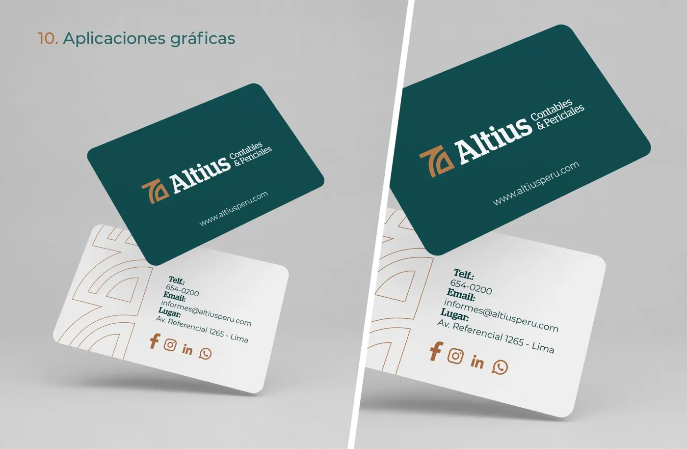 Altius · brand application 2