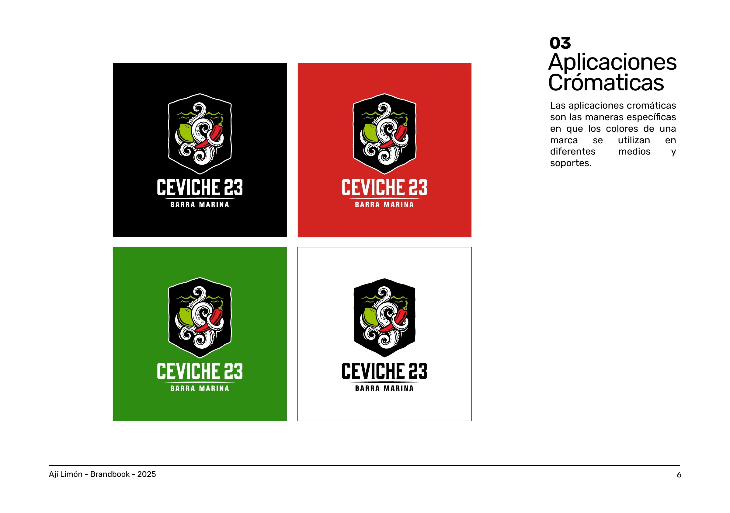 Ceviche 23 · brand application 2