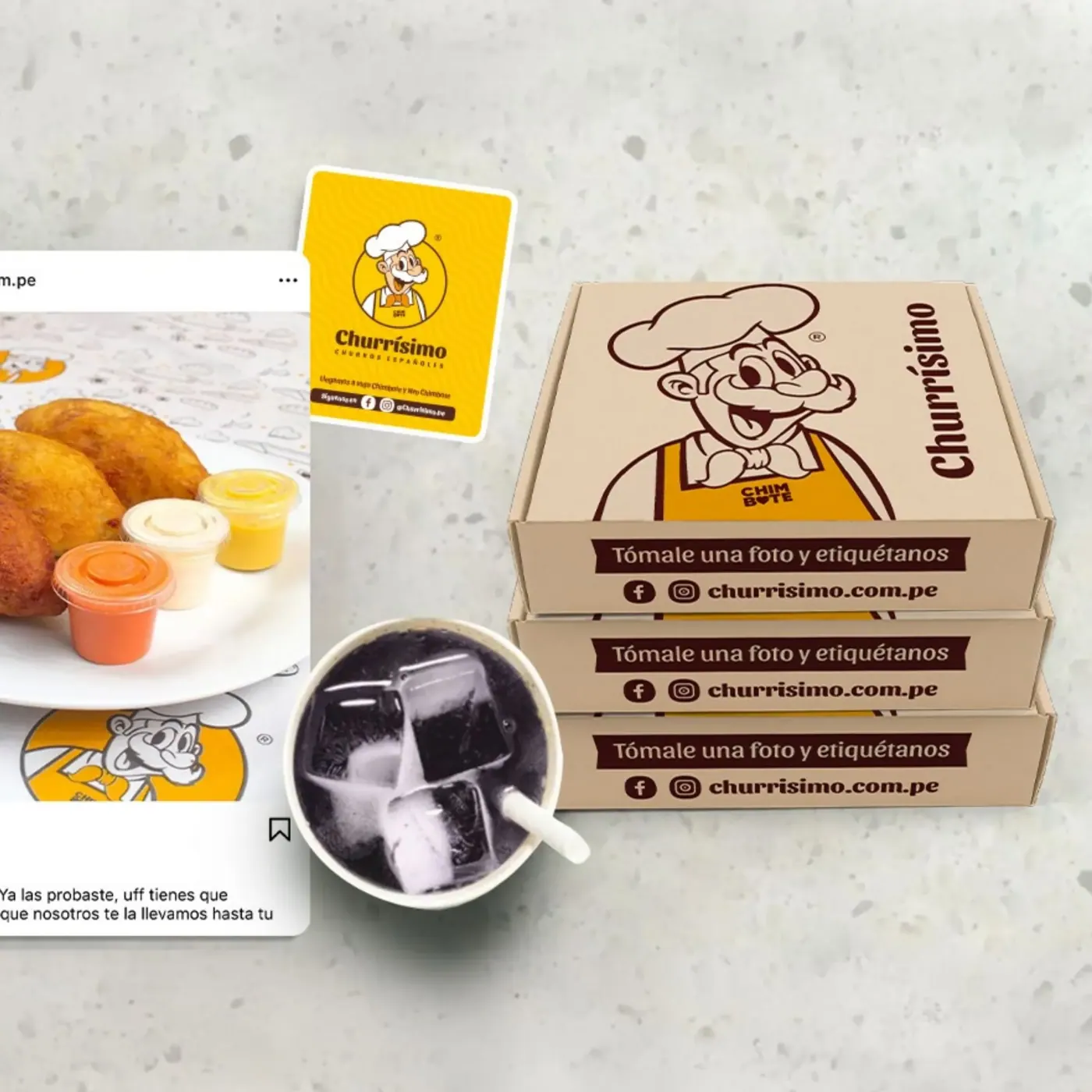 Churrísimo · brand application 3