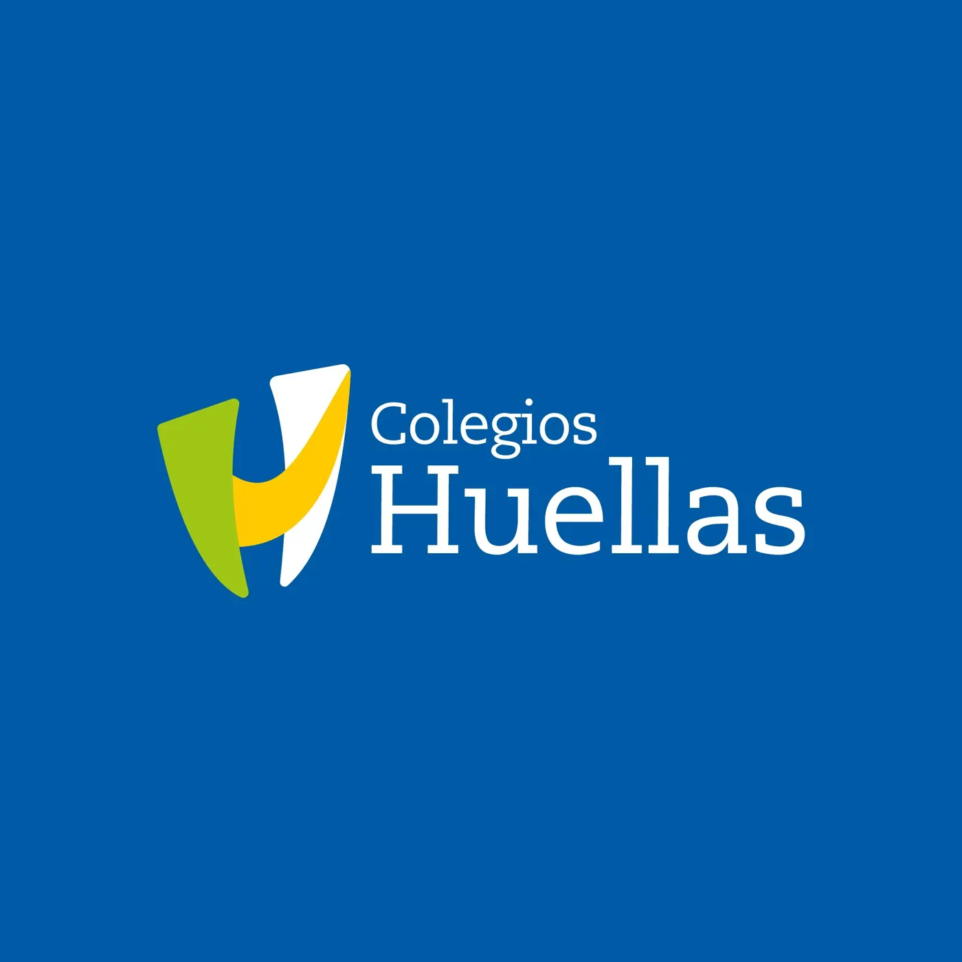 Colegios Huellas · aplicación de marca 1