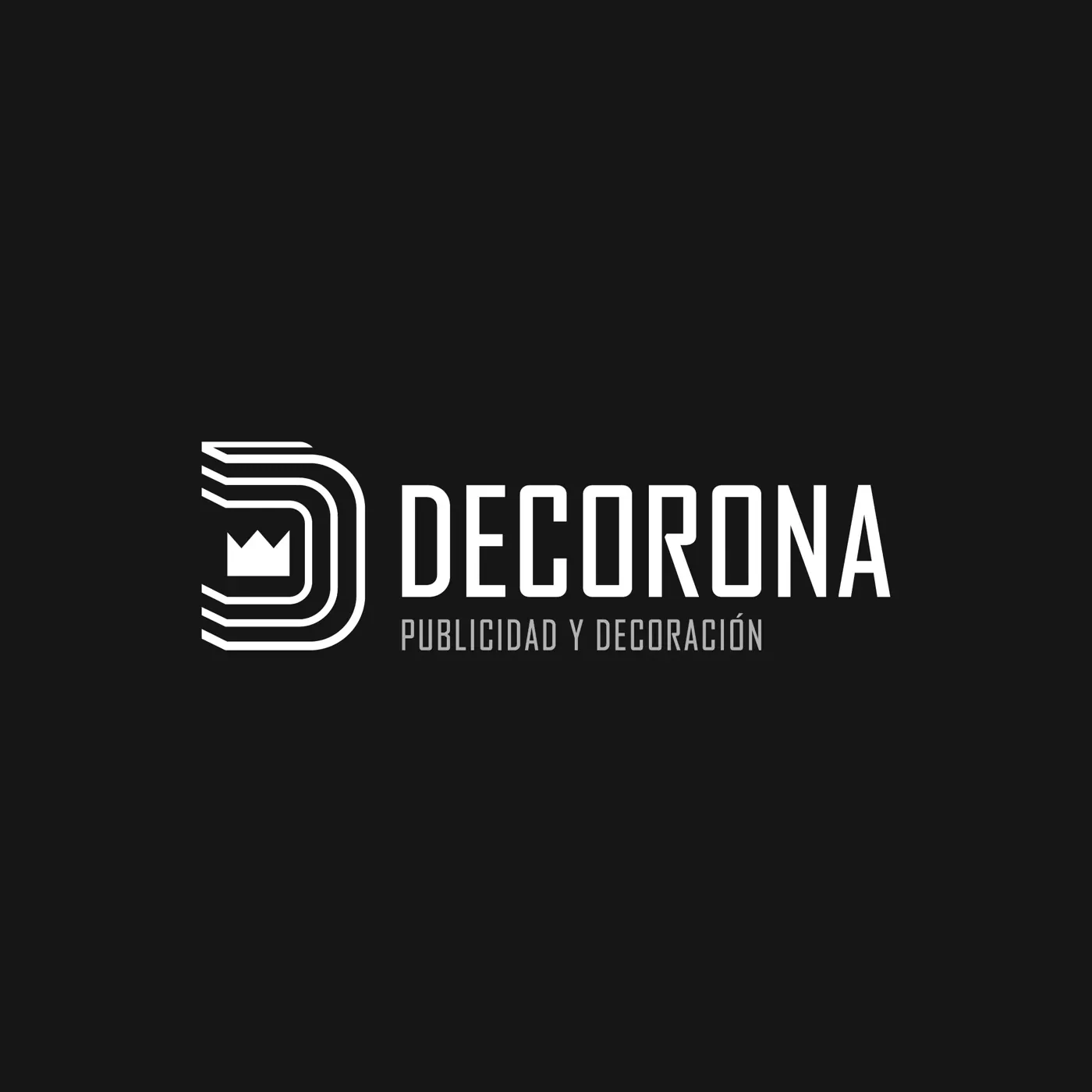 Decorona · aplicación de marca 1
