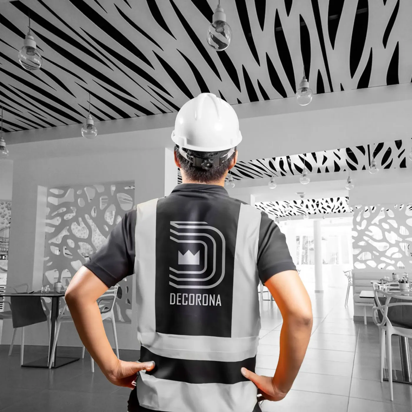 Decorona · aplicación de marca 1