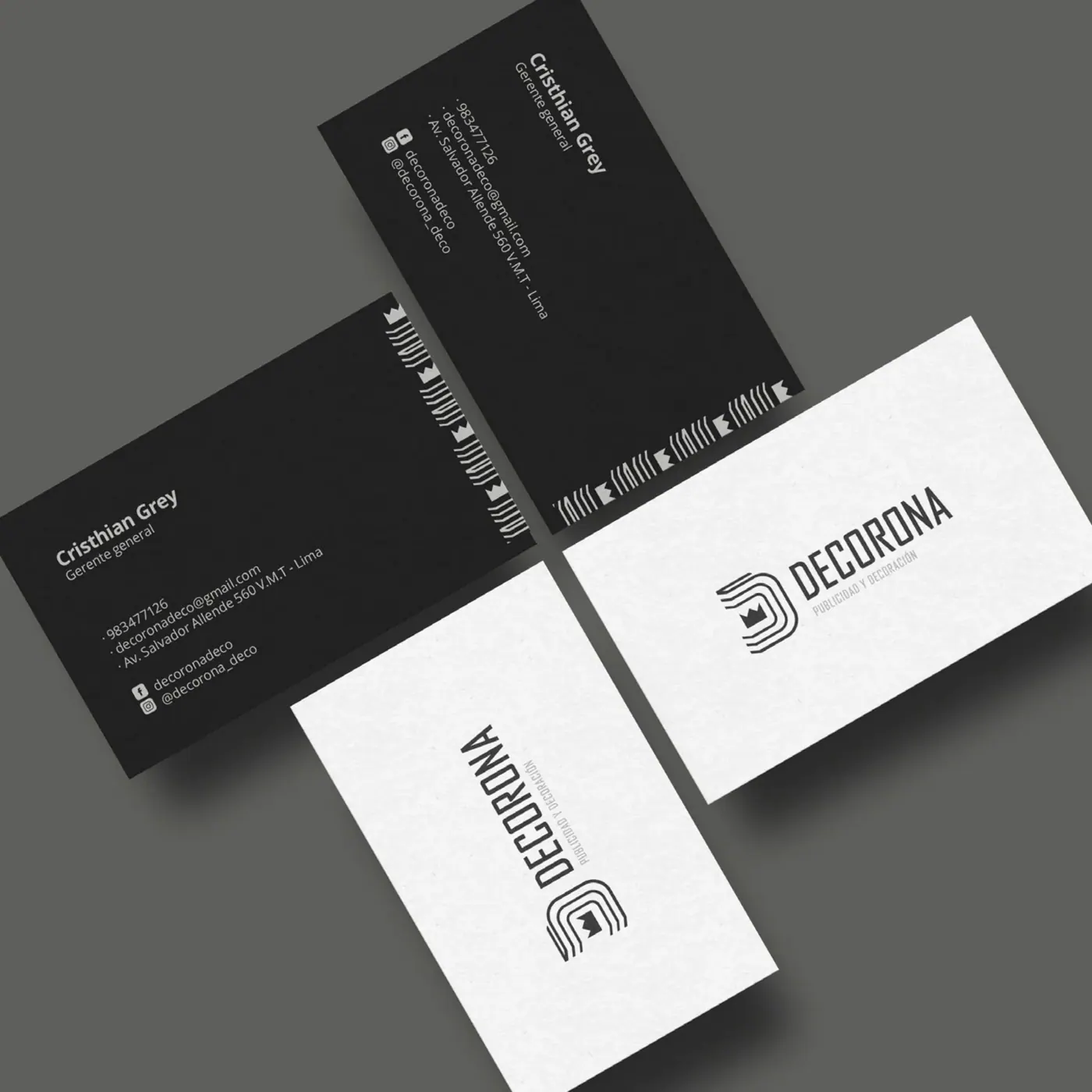 Decorona · aplicación de marca 2