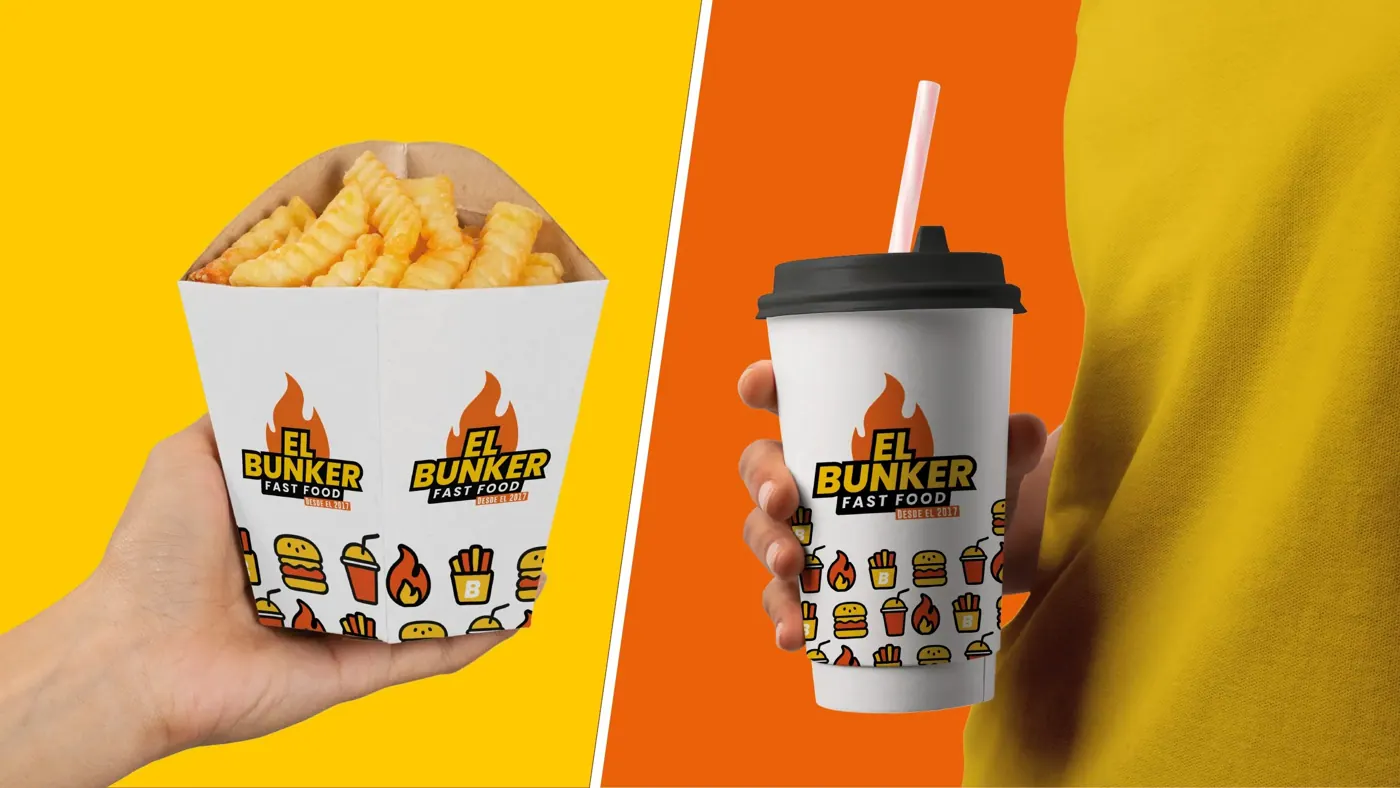 El Bunker · brand application 2