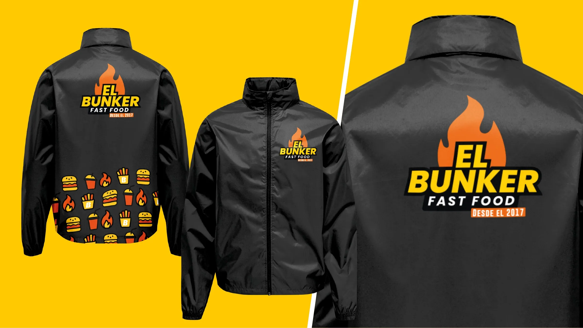 El Bunker · brand application 3