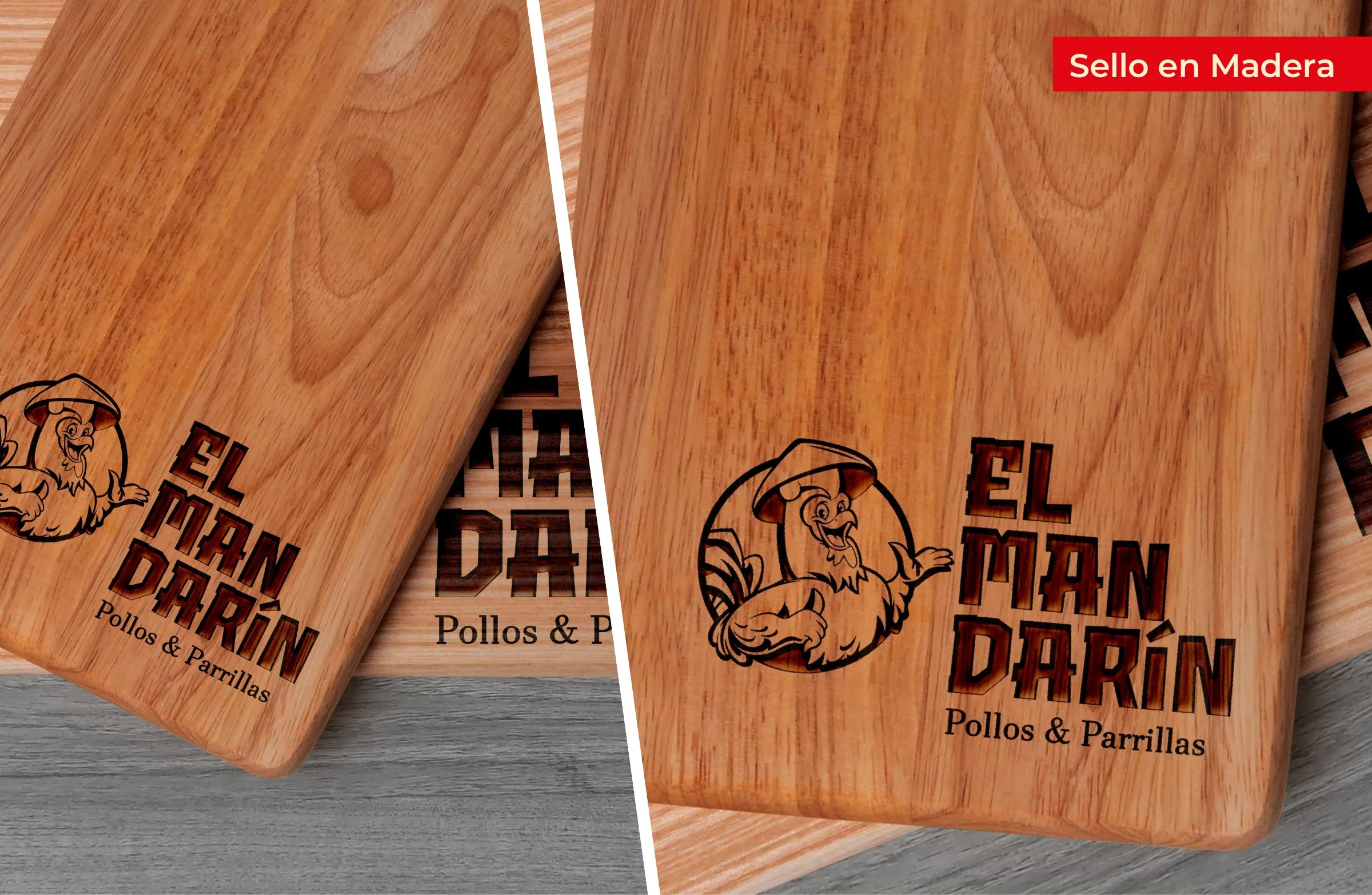 El Mandarín · brand application 4