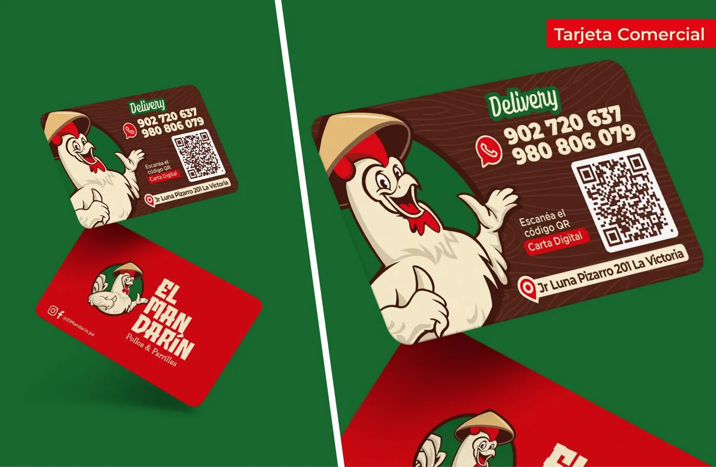 El Mandarín · brand application 5