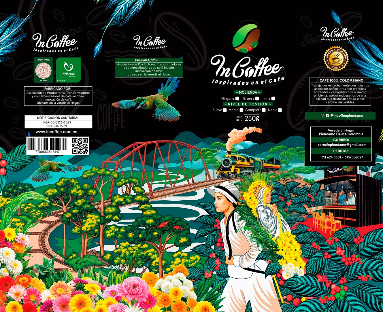 incoffee · brand application 2