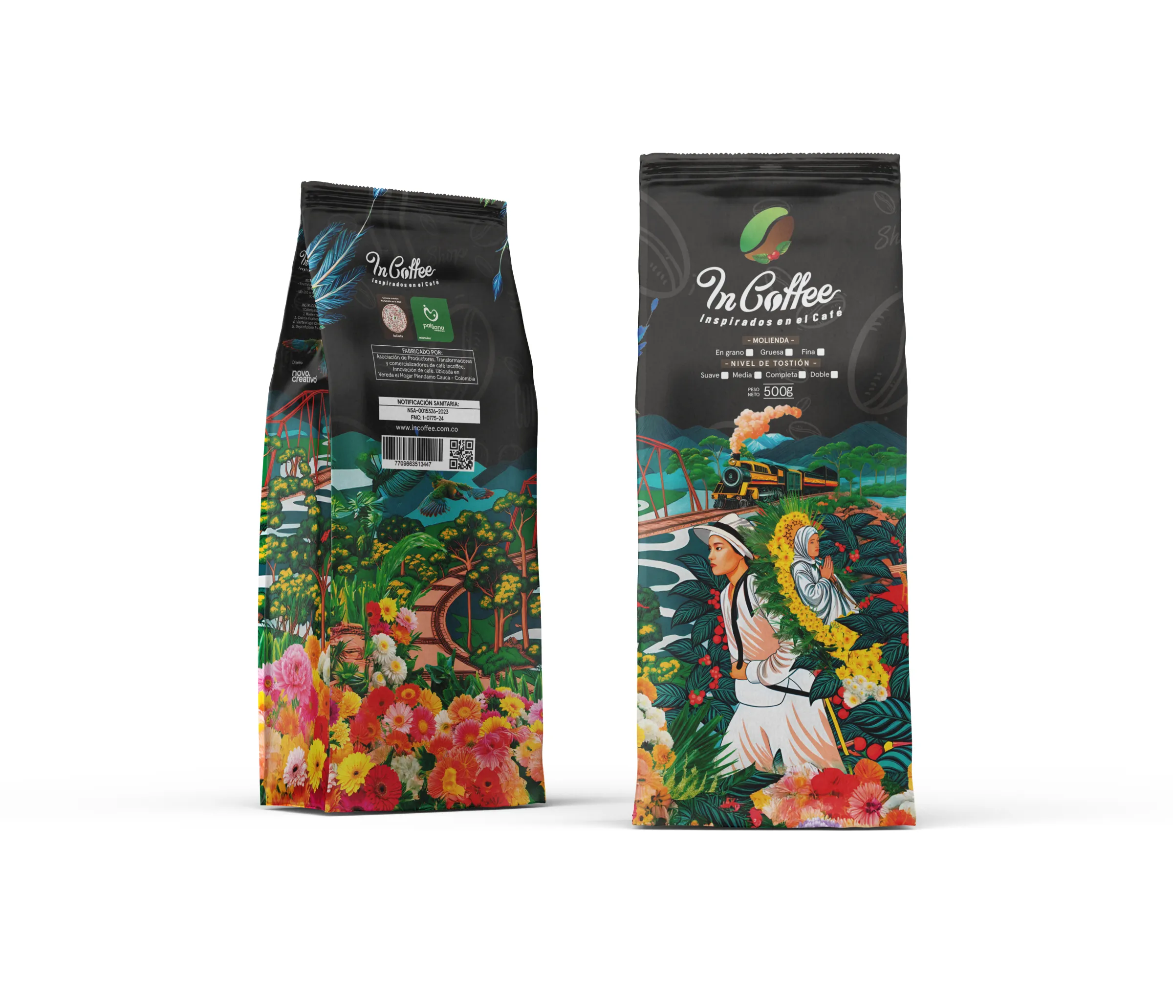 incoffee · brand application 1
