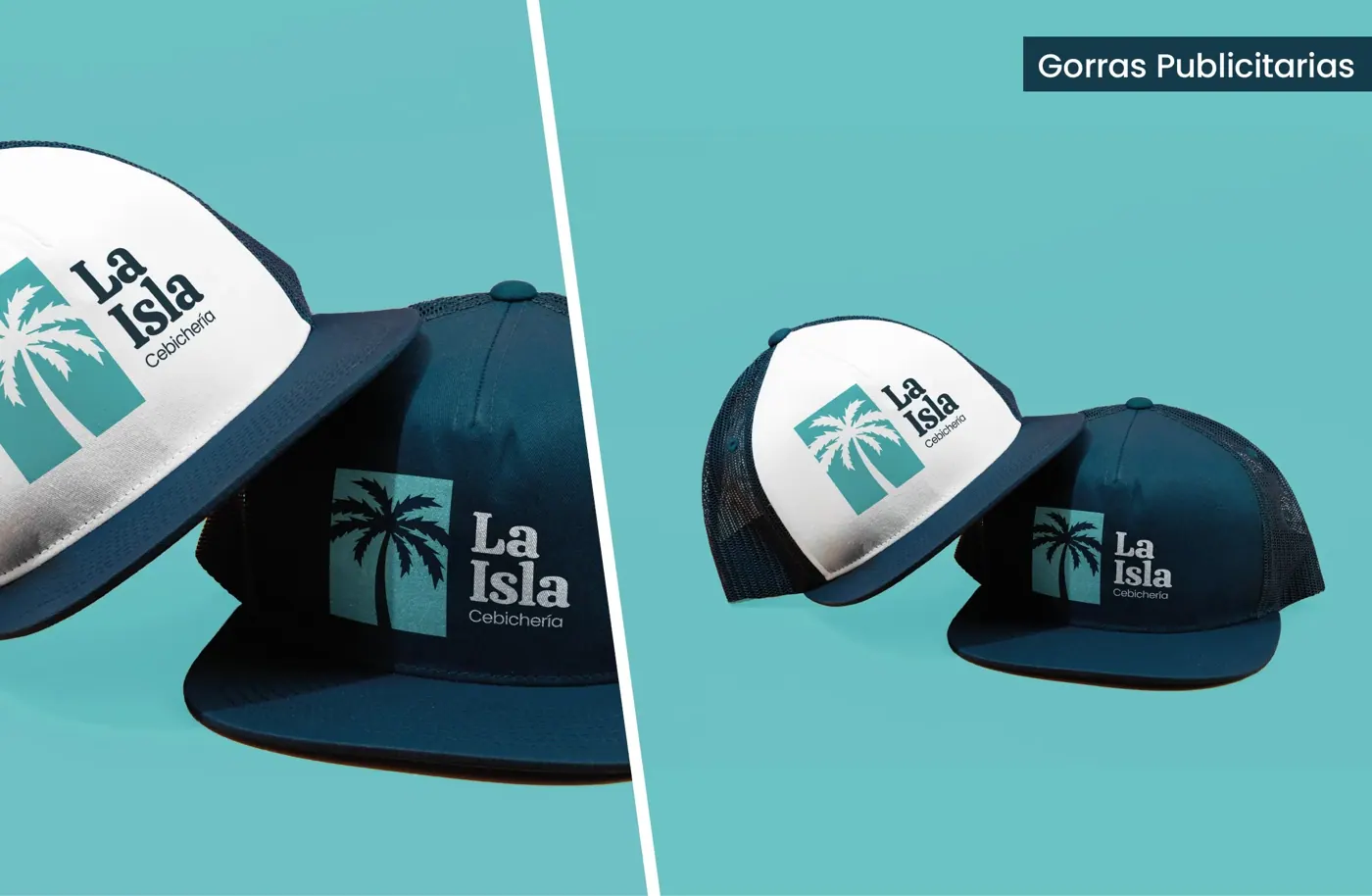 La Isla · aplicación de marca 3