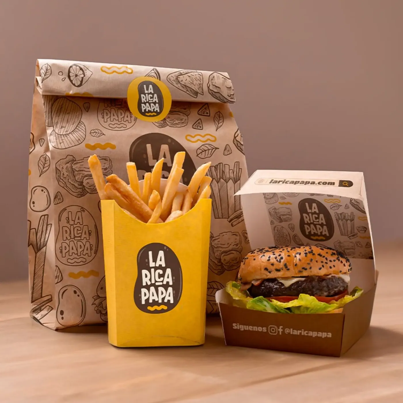 La Rica Papa: Branding, Packaging, Social media