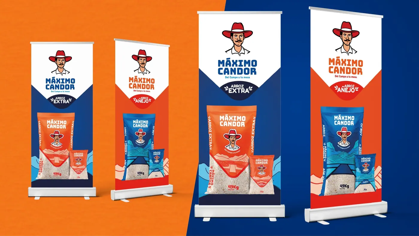 Máximo Candor · aplicación de marca 2