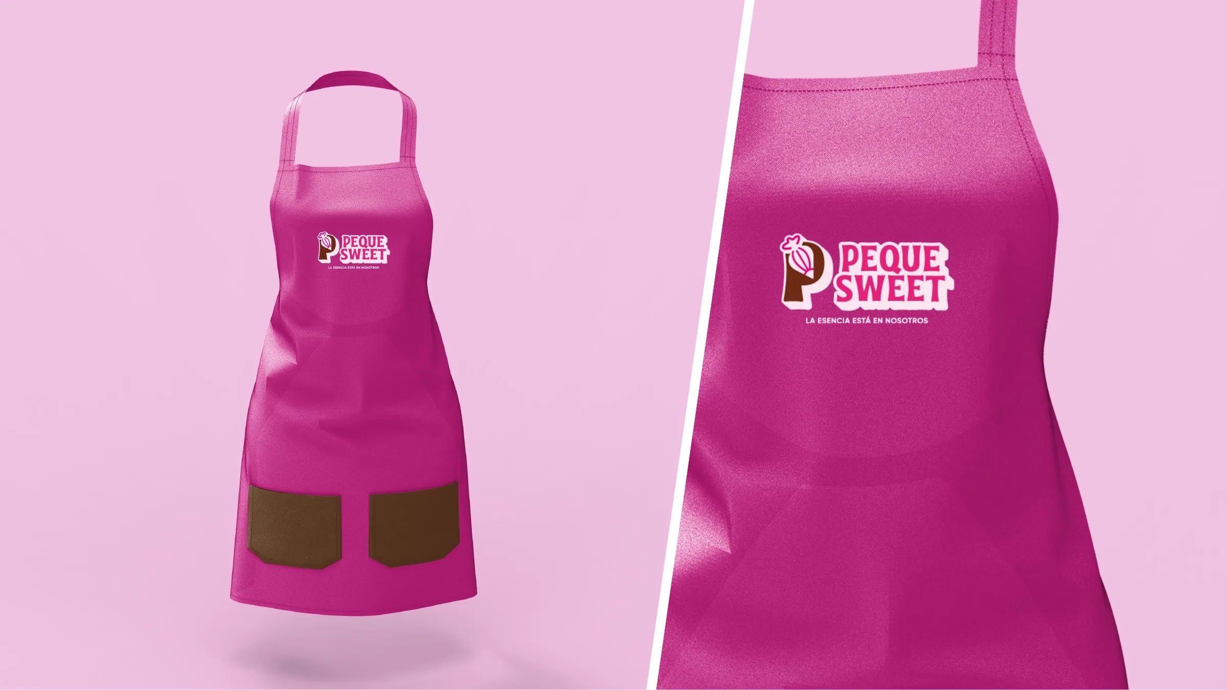 Peque Sweet · aplicación de marca 3