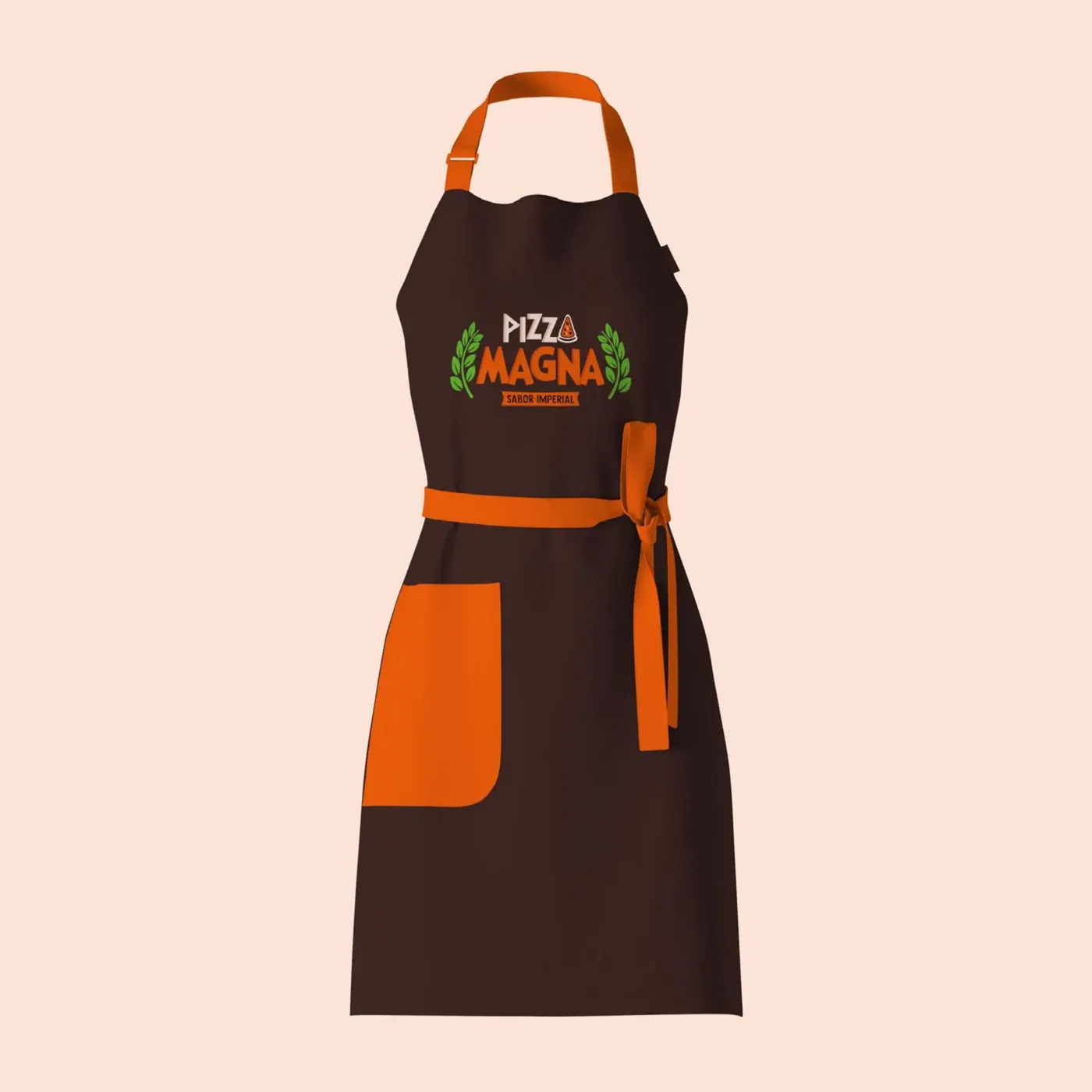 Pizza Magna · aplicación de marca 1