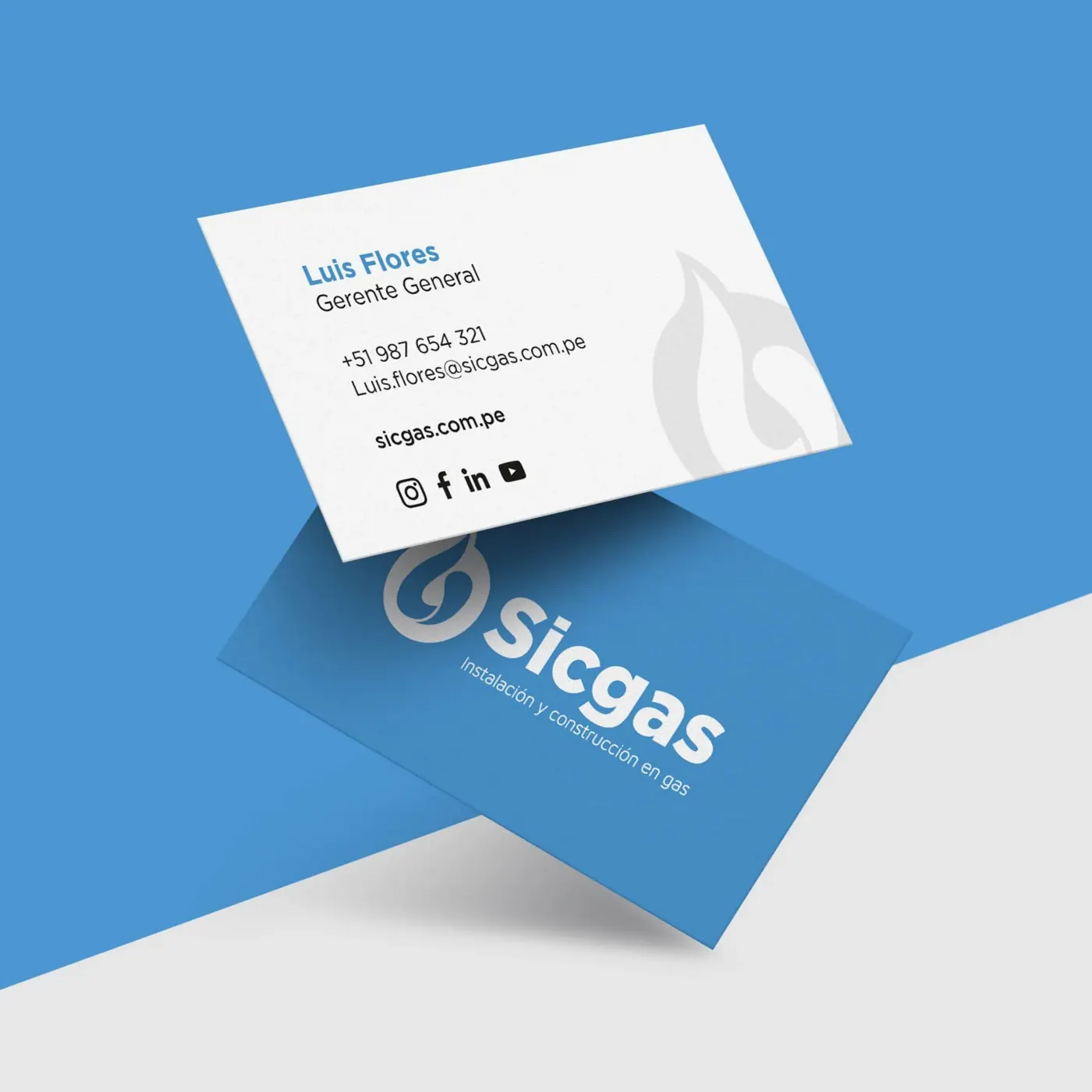 Sicgas · aplicación de marca 2
